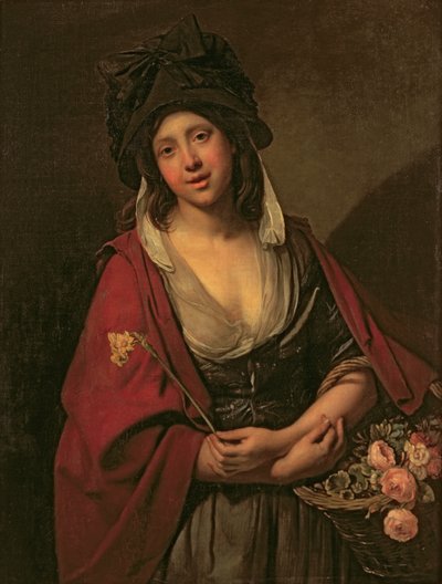 The Flower Girl by Johan Joseph Zoffany